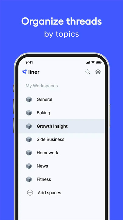 Liner screenshot