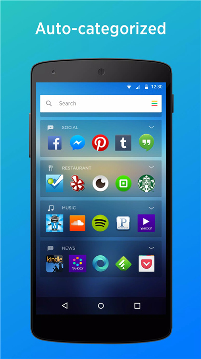 Yahoo Aviate Launcher screenshot