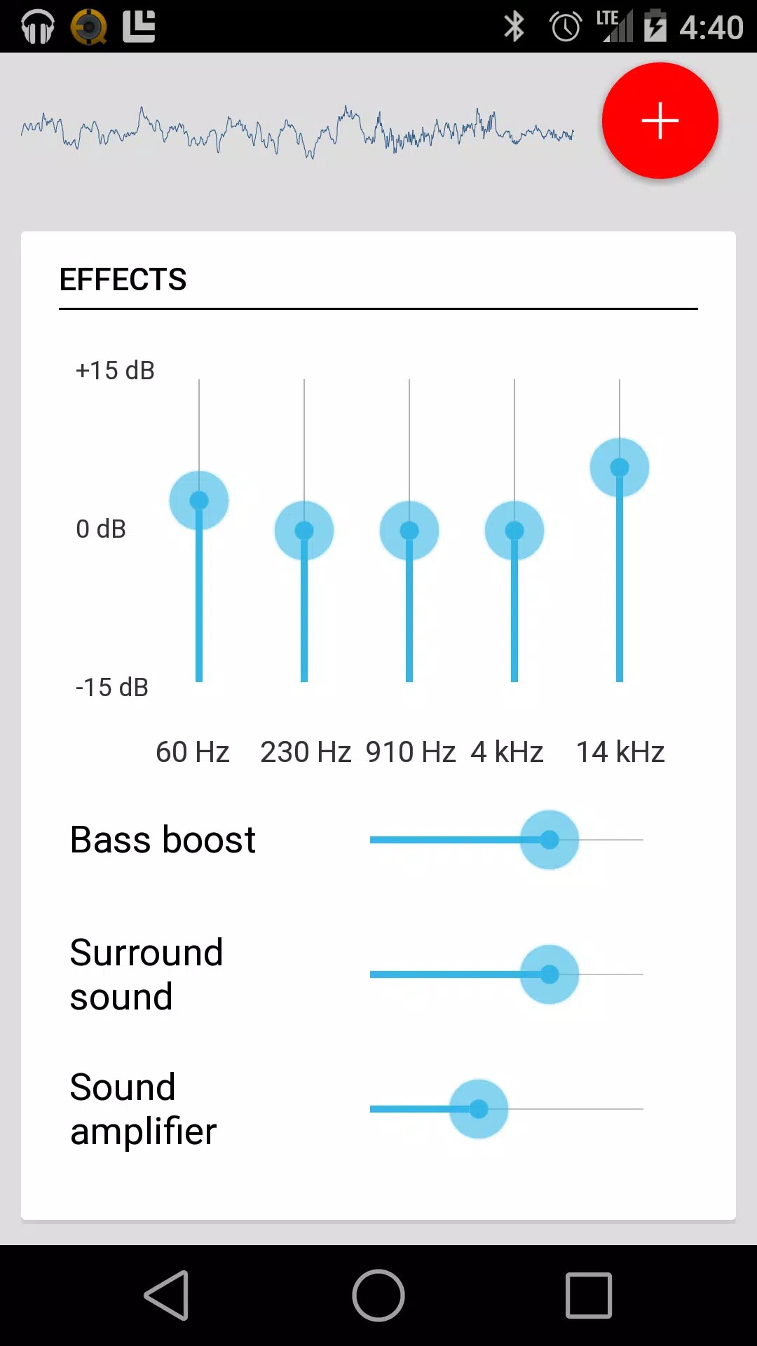 Equalizer screenshot