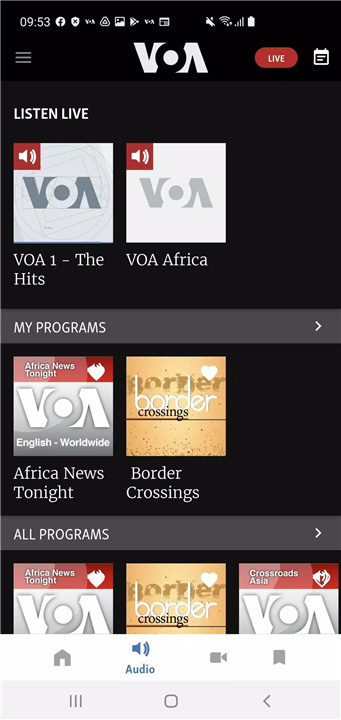 VOA News screenshot