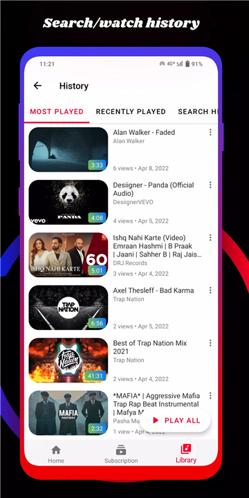 Play Tube - Block Ads on Video screenshot