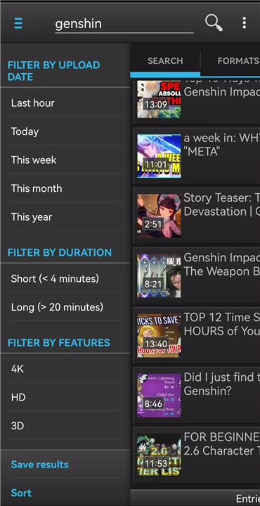 Dentex YouTube Downloader screenshot