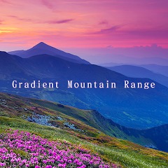 Gradient Mountain Range Theme