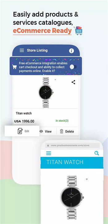 Instant Website Builder App screenshot