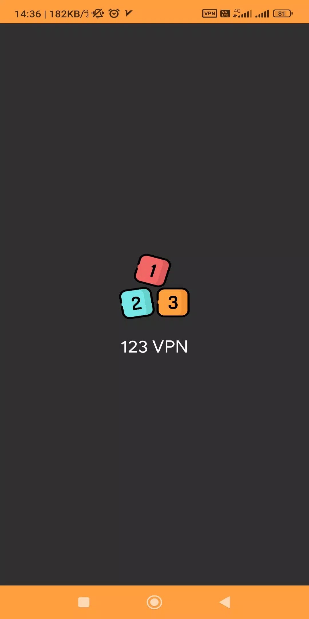 123 VPN screenshot