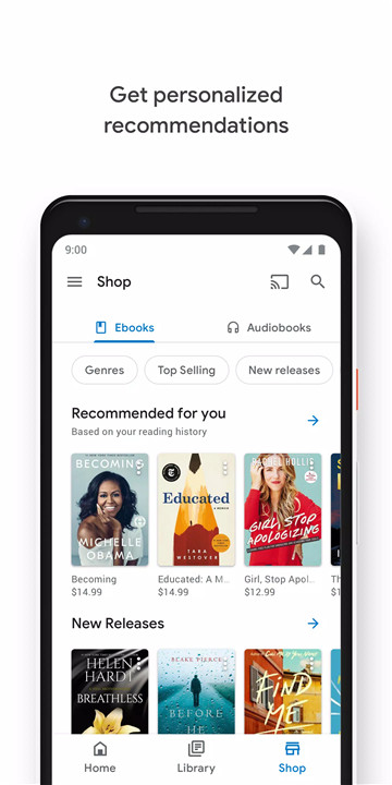 Google Play Books screenshot