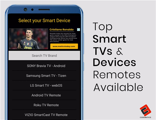 Universal TV Remote Control screenshot