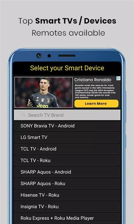 Smart TV Remote Control screenshot