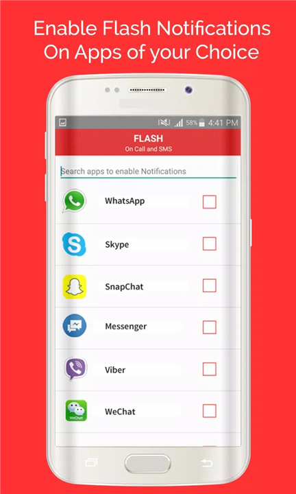 Flash On Call & SMS screenshot