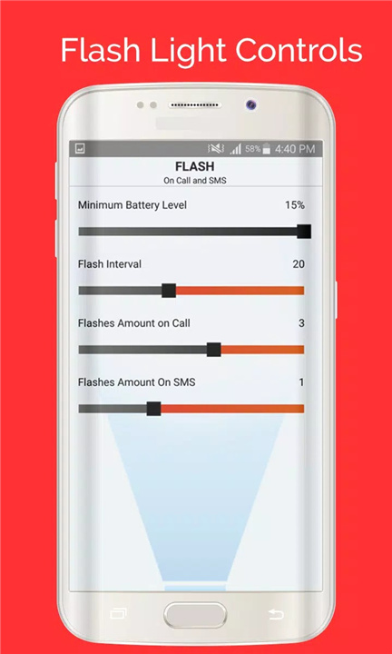 Flash On Call & SMS screenshot