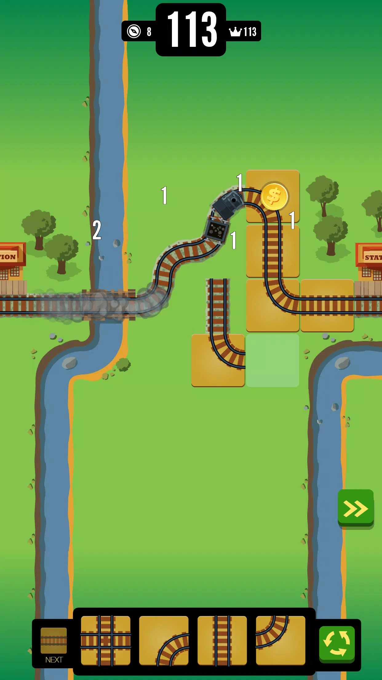 Gold Train FRVR screenshot