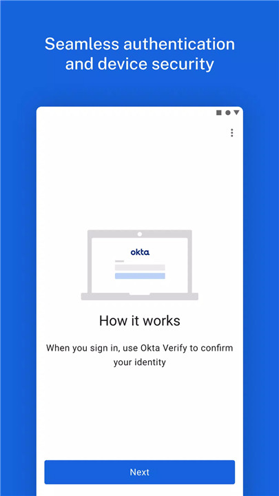 Okta Verify screenshot