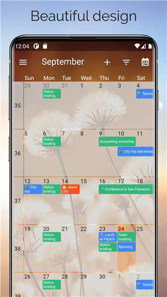 One Calendar screenshot