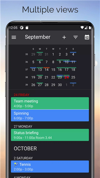 One Calendar screenshot