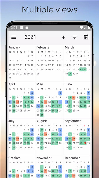 One Calendar screenshot