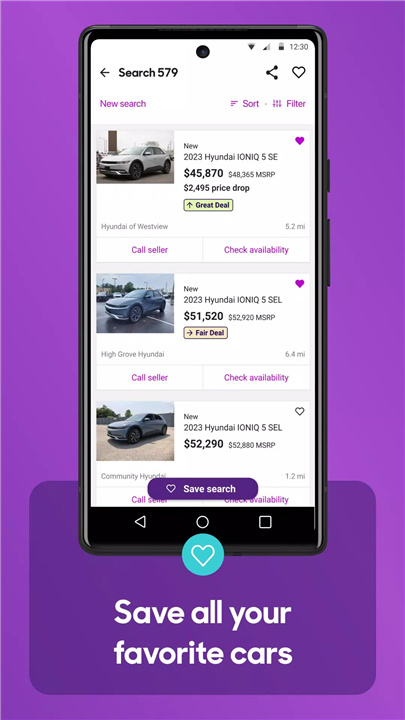 Cars.com – New & Used Vehicles screenshot