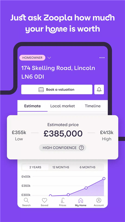 Zoopla: homes to buy & rent screenshot