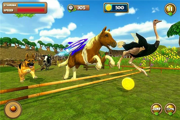 Animal Running Game 3d Offline screenshot