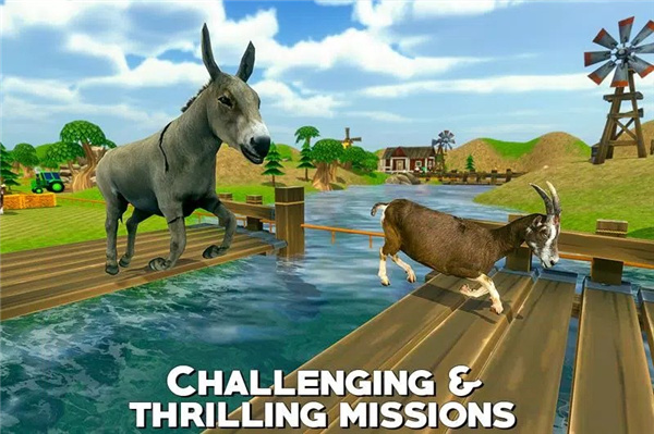 Animal Running Game 3d Offline screenshot