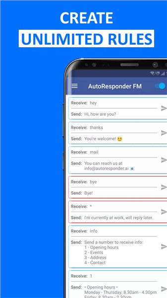 AutoResponder for Messenger screenshot