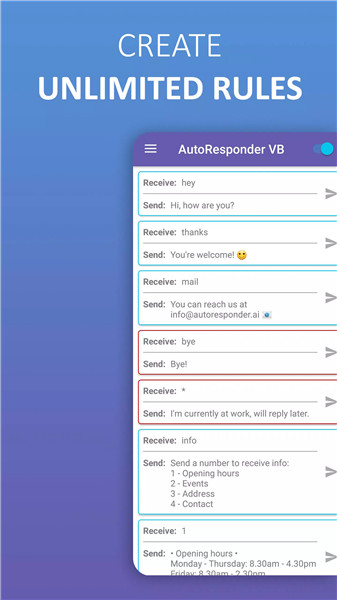 AutoResponder for VB screenshot