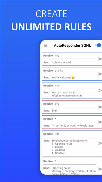 AutoResponder for Signal screenshot