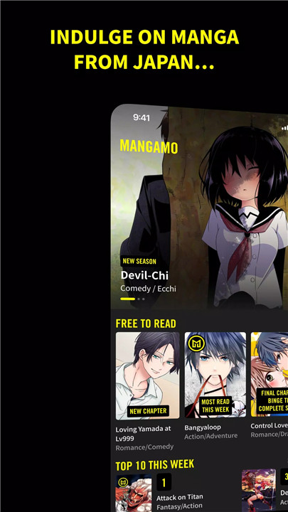 Mangamo screenshot