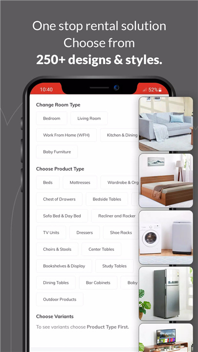 Rentomojo - Furniture on Rent screenshot