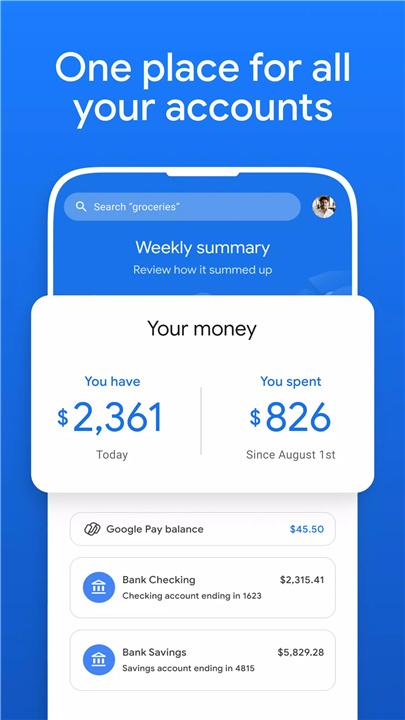 Google Pay: Save and Pay screenshot