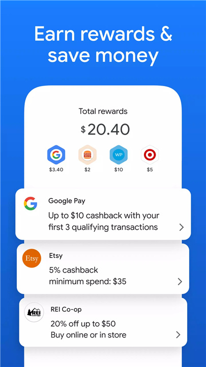 Google Pay: Save and Pay screenshot