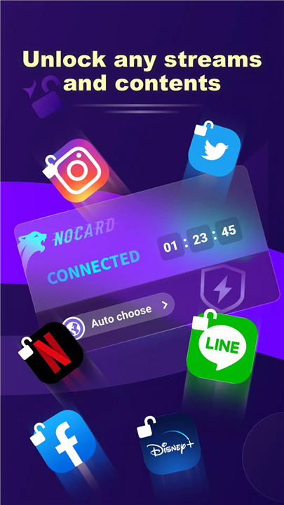 NoCard VPN screenshot