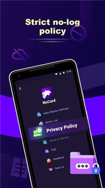 NoCard VPN screenshot