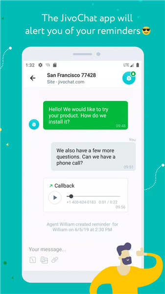 JivoChat screenshot