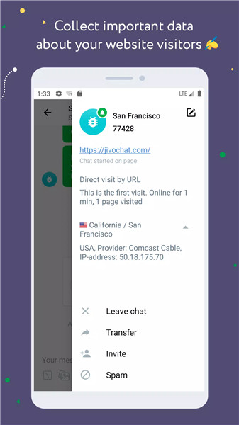 JivoChat screenshot