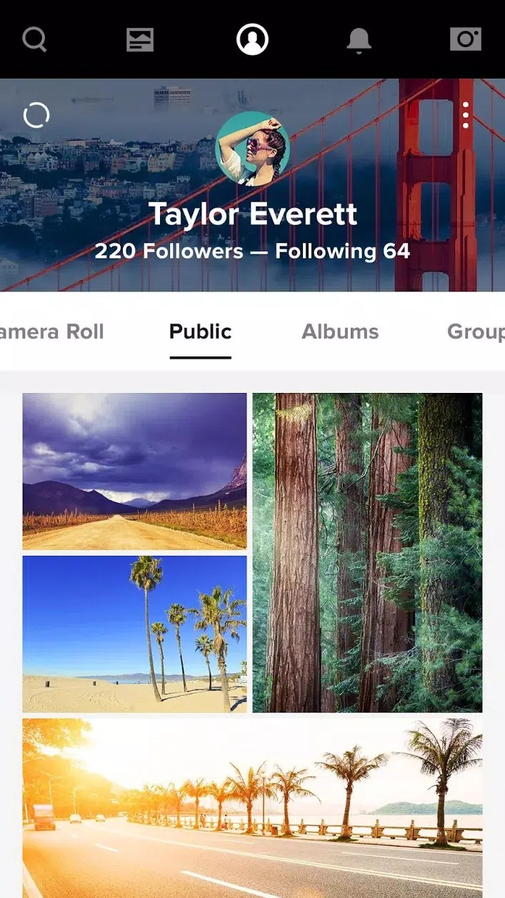 Flickr screenshot