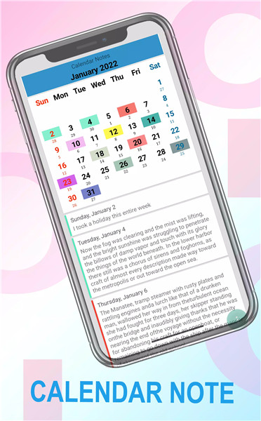 Calendar Notes screenshot