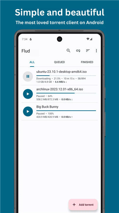 Flud screenshot