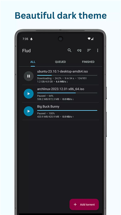 Flud screenshot