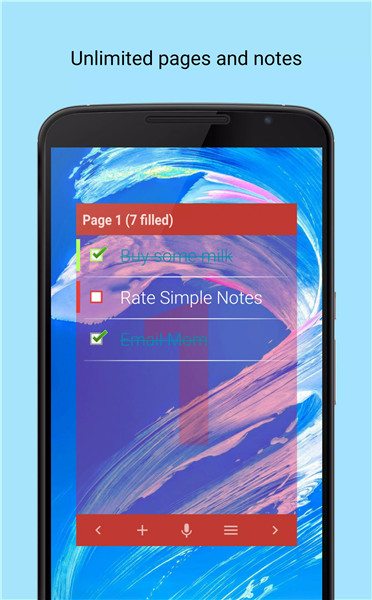 Simple Notes Widget screenshot