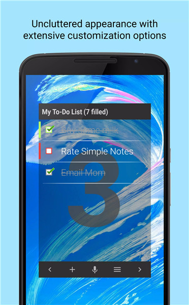 Simple Notes Widget screenshot