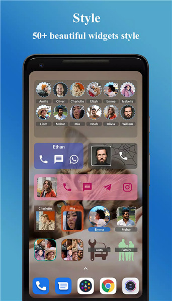 Contacts Widget screenshot