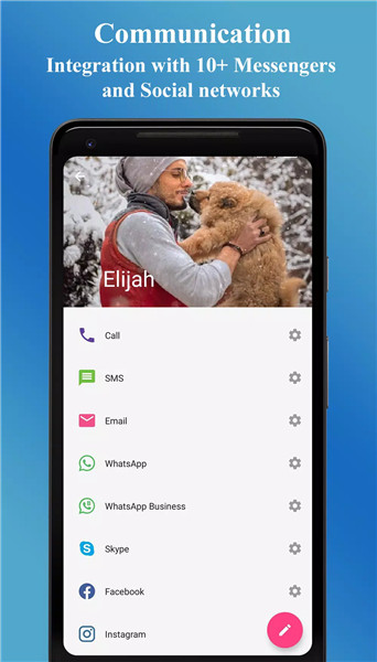 Contacts Widget screenshot