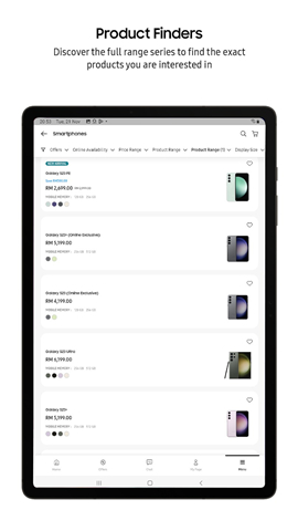 Samsung Shop screenshot