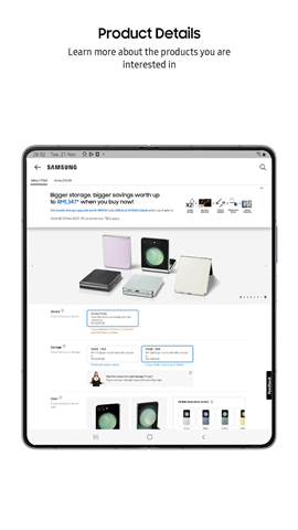 Samsung Shop screenshot