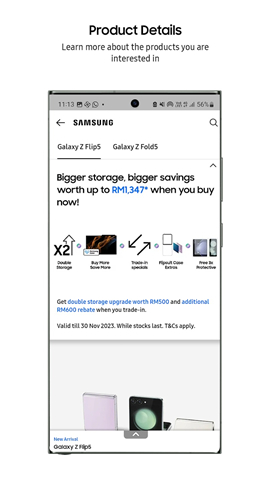 Samsung Shop screenshot