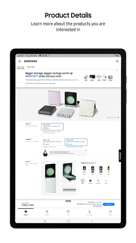 Samsung Shop screenshot