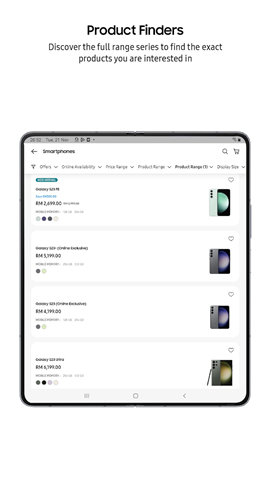 Samsung Shop screenshot