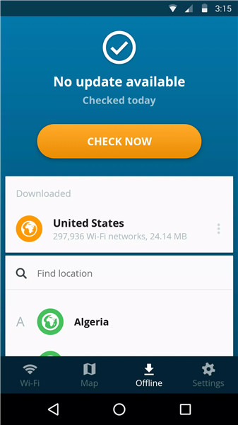 Avast Wi-Fi Finder screenshot