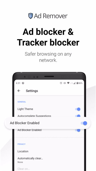 Ad Remover Privacy Browser screenshot