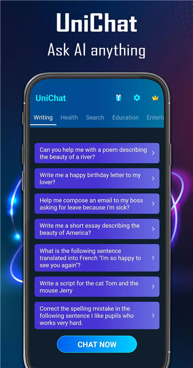 UniChat screenshot